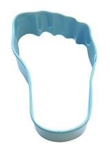 Picture of BLUE BABYS FOOT POLY-RESIN COATED COOKIE CUTTER 8.9CM